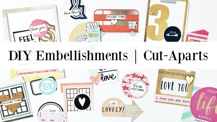 DIY Embellishments | Cut-Aparts | Ashley Laura