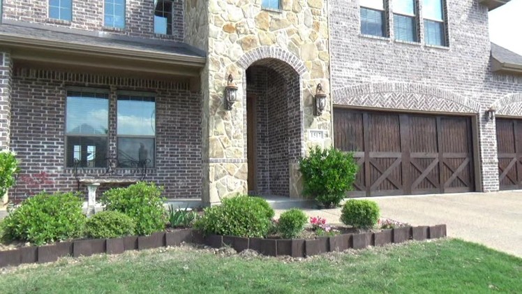 DIY Garden edging stones