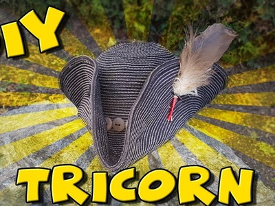 DIY - HOW TO MAKE A PIRATE HAT - TRICORN (FanboyCreations)