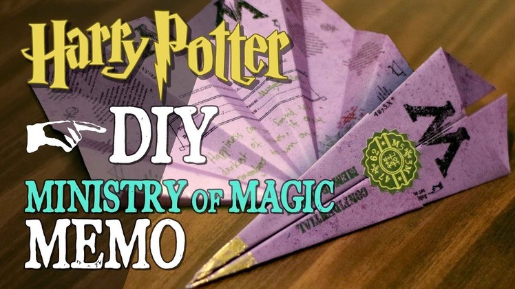 DIY Ministry of Magic Memo