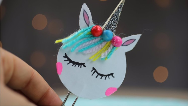 DIY Unicorn Bookmark | Easy & Cute School Supplies