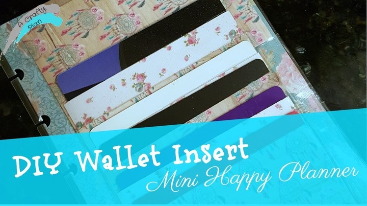 DIY Wallet Insert ~ Mini Happy Planner