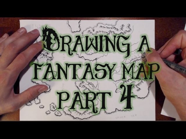 Drawing a Fantasy Map (part 4) - Forests
