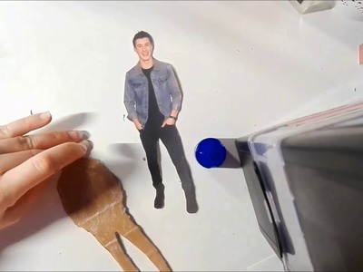 EASY! DIY Shawn Mendes room decor | Cardboard cutout. Lyrics