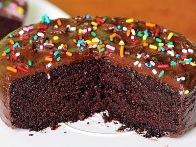 Eggless chocolate cake recipe | How to make chocolate cake without eggs