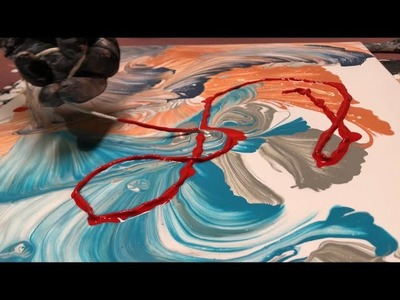 Fluid Painting Acrylic STRING SWIPE? Fluid Art WIGGLZ ART Please Share and Subscribe. 
