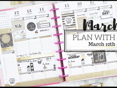Guess Whose Back!? Plan With Me! CLASSIC HAPPY PLANNER | March 12th-18th