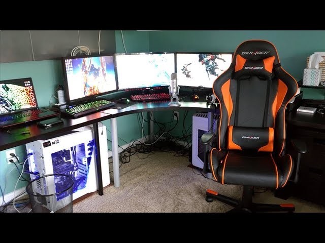 How To Build A Desk for Gaming Setup or Home Office - DIY