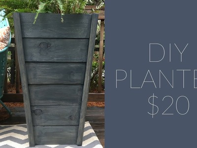 How to Build an Outdoor Planter Box | $20 Lumber