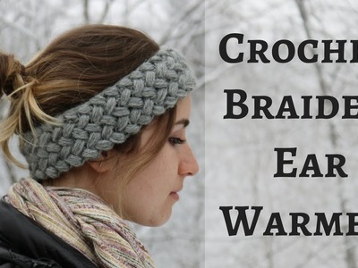 How to Crochet a Braided Headband.Ear Warmer