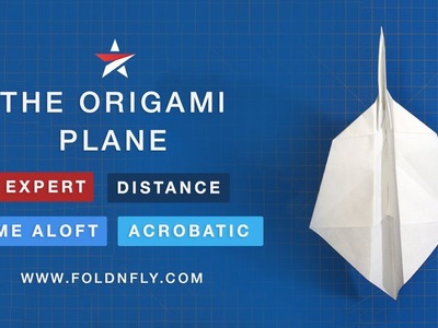 ✈ How to Fold an Origami Paper Airplane that Flies Great - Fold 'N Fly