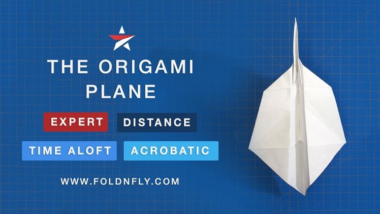 ✈ How to Fold an Origami Paper Airplane that Flies Great - Fold 'N Fly