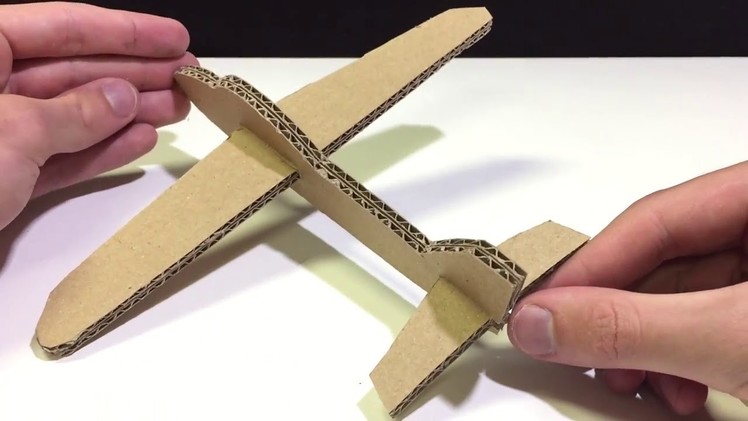 How to Make a Cardboard AirPlane that Flies