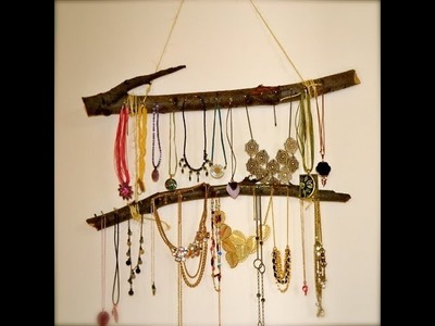 How to make a Wooden Necklace hanger - Natalie's Creations