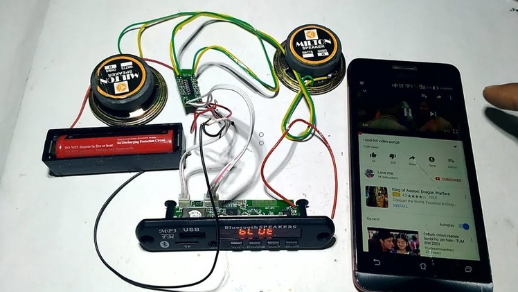 How To Make Bluetooth Speaker at Home Connection Details