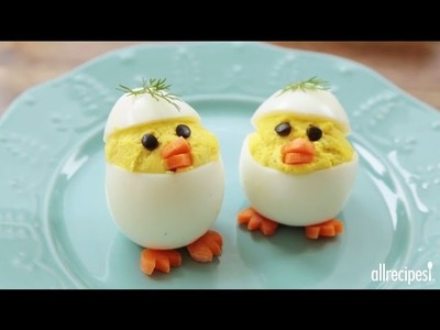 How to Make Easter Chick Deviled Eggs | Easter Recipes | Allrecipes.com