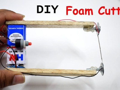 How To Make Foam Cutter At Home | DIY Foam Cutter | Hot Wire Nichrome Project