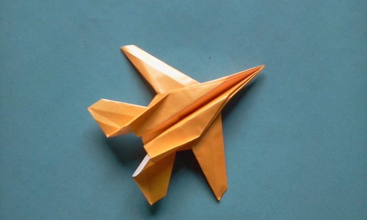 How to make Origami paper plane (michael g. lafosse)