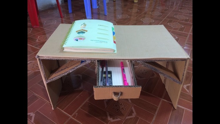 How to make table from cardboard, Make table from Cardboard, Homemade