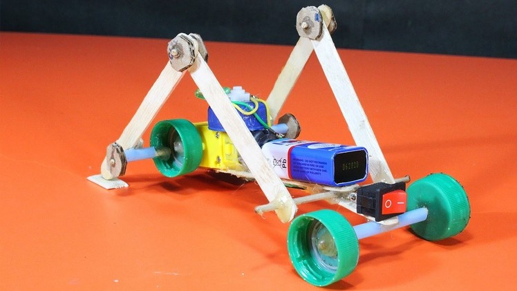 How To Make Walking Robot At Home | Crazy DIY Robot For Kids