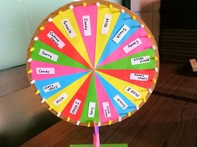 How to make wheel of fortune with fidget spinner