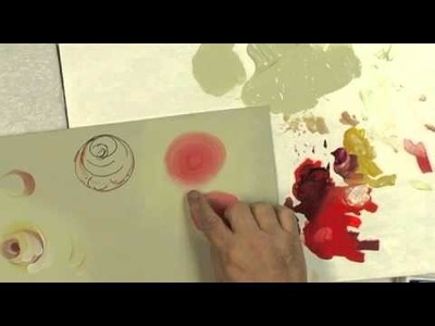 How to Paint a Simple Stroke Rose Paint It Simply.flv