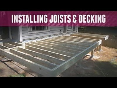 Installing Joists and Decking - DIY Network