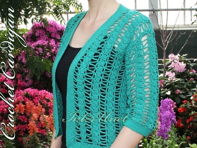 Lace jacket crochet pattern