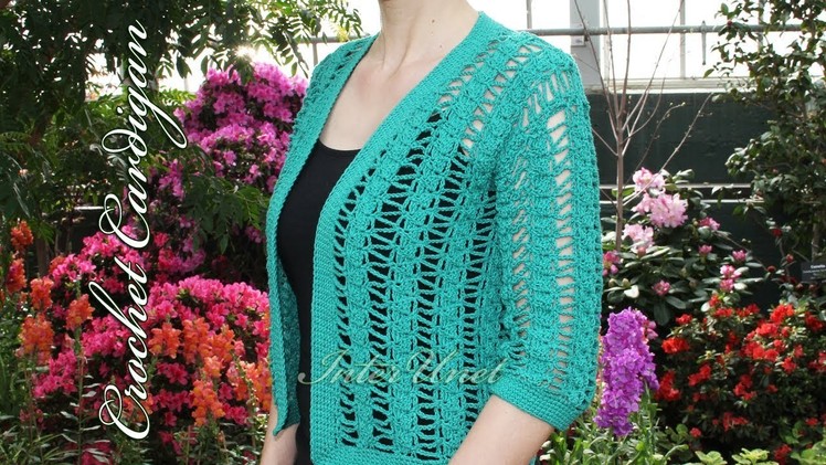 Lace jacket crochet pattern