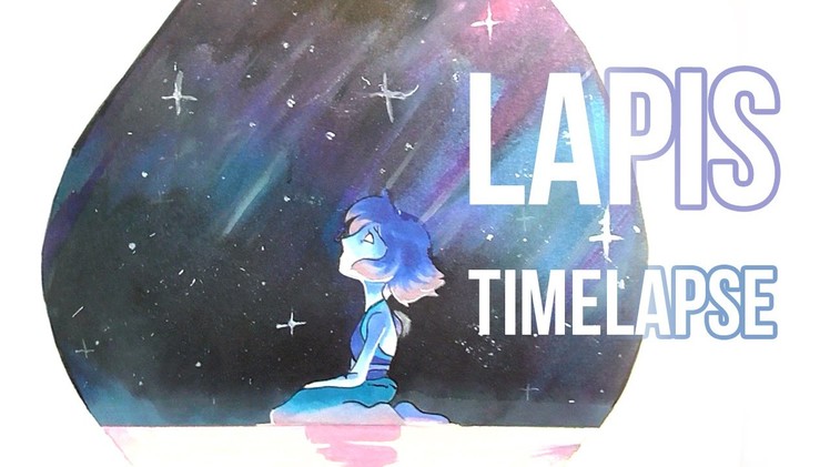 LAPIS LAZULI - Steven Universe Fan Art with Ink and Copic