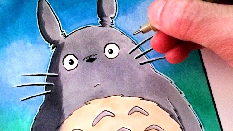 Let's Draw Totoro - My Neighbour Totoro - FAN ART FRIDAY