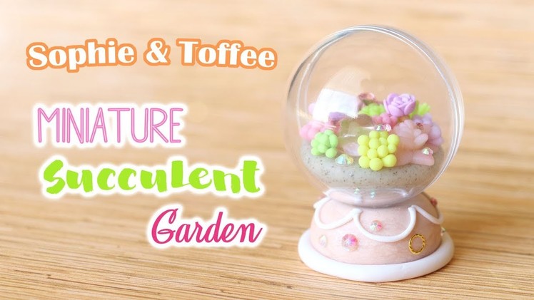 Magical Succulent Garden Globe│Sophie and Toffee Subscription Box February 2018