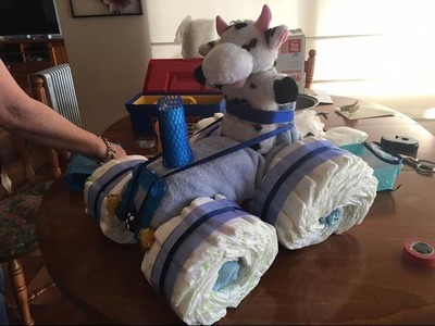 Making a Diaper Tractor