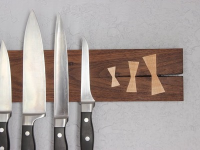 Making a Knife Rack with Bow Tie Keys