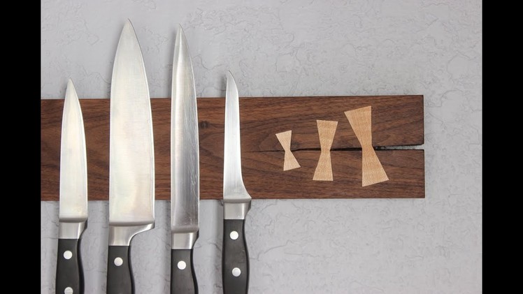 Making a Knife Rack with Bow Tie Keys