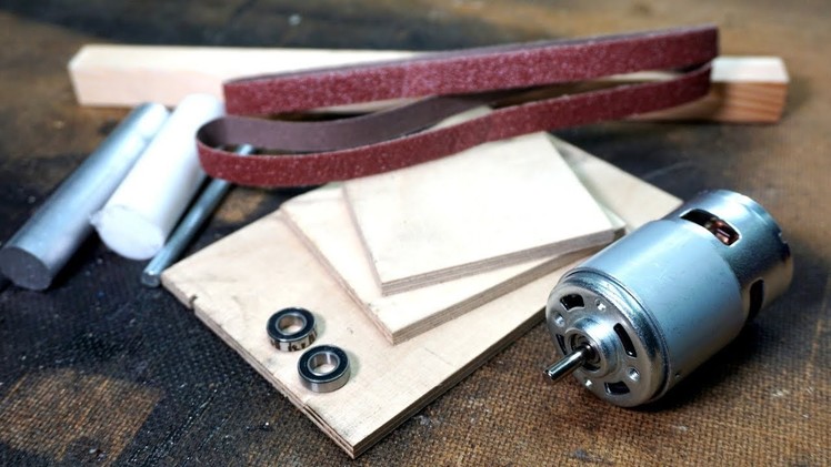 Making a Small Wooden Belt Grinder