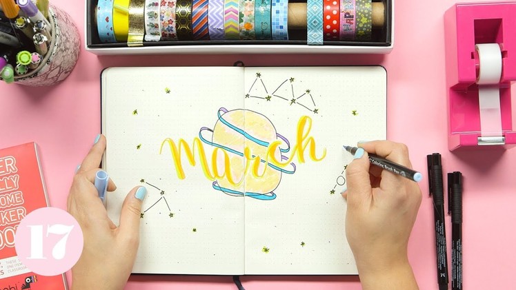 March 2018 Bullet Journal Setup | Plan With Me