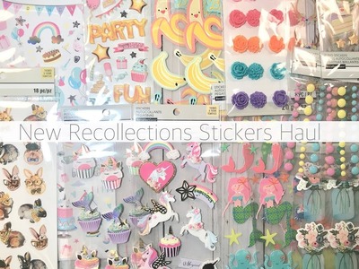 Michael's Haul, NEW RECOLLECTIONS STICKERS | 60%OFF recollections sale + coupon info