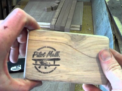 Pallet wood custom business card cases