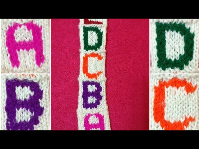 #Part-1 Woolen Letters on Sweater in Hindi.Customize your Sweater.Requested Video:Design-129