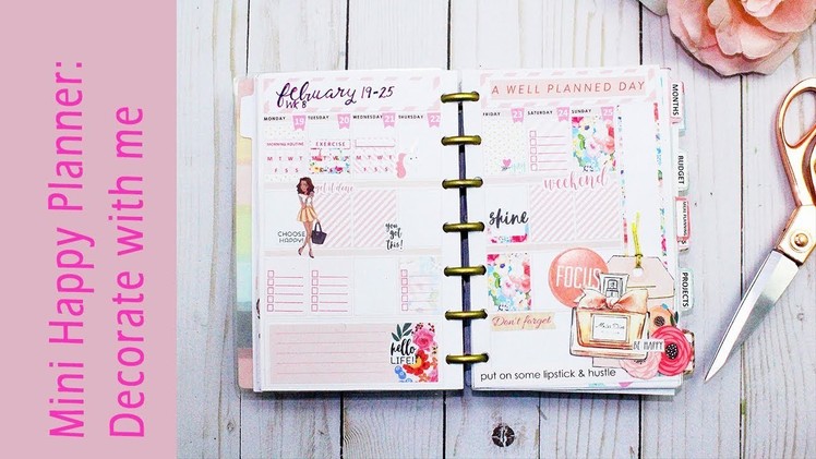 Plan With Me | Mini Happy Planner |FREE Planner Insert