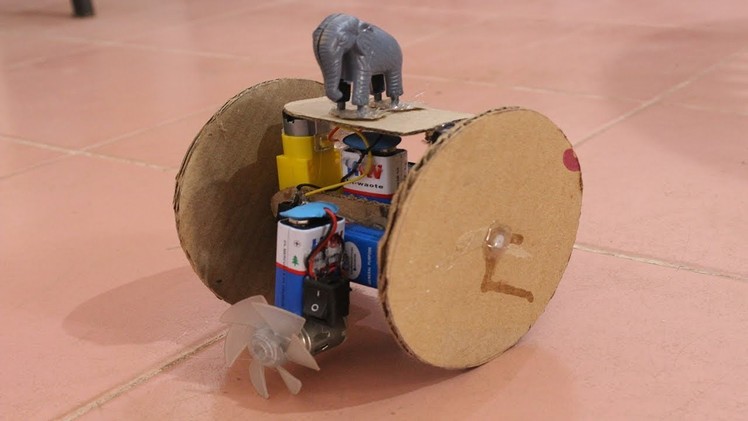 Self Balance Two Wheeler Robot At Home - Incredible Ideas And Amazing DIY | Gear Motor Hacks