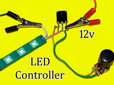 Simple 12v LED Light Controller Circuit