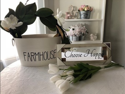 SOME FARMHOUSE GOODIES AT WALMART SHOP WITH ME 3-18-18