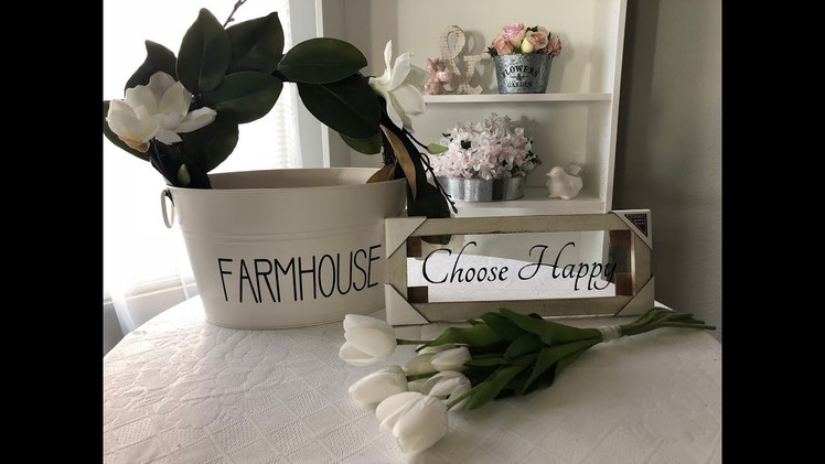 SOME FARMHOUSE GOODIES AT WALMART SHOP WITH ME 3-18-18
