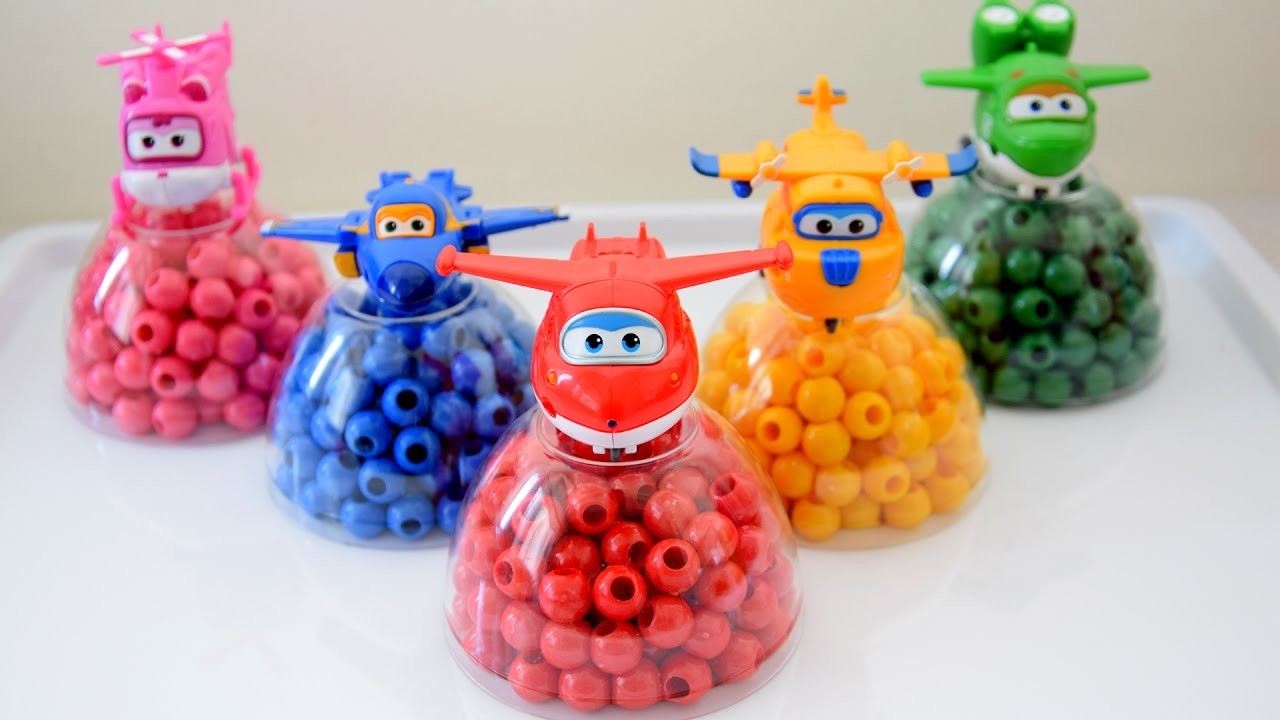 Super Wings Toys for Learning Colors