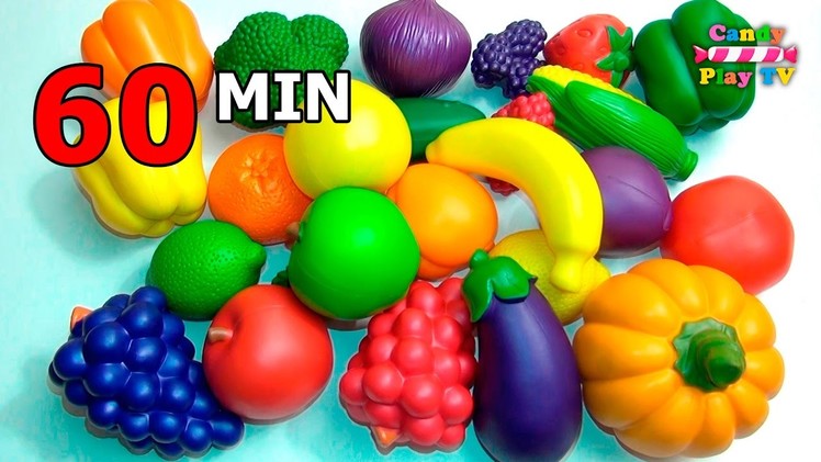 TOP Learn Names of Fruits and Vegetables Toy Collection | Learn To Count Vegetables Toys Compilation