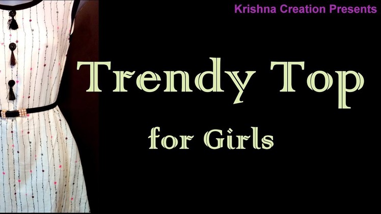 Trendy Top for girls ||  A-Line Pattern Kurti बनाने का सबसे आसान तरीका