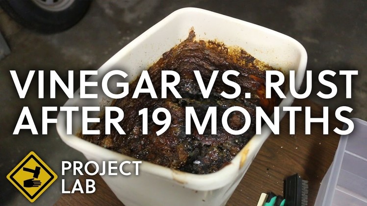 Vinegar rust removal, 19 months later (vlog)