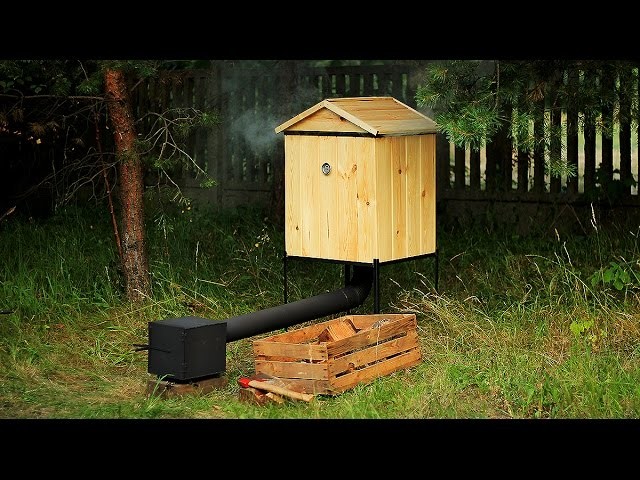 Wooden Smokehouse by Metal Works - BBQ, Camping Stove - 100% Handmade! Wędzarnia Ogrodowa Drewniana.